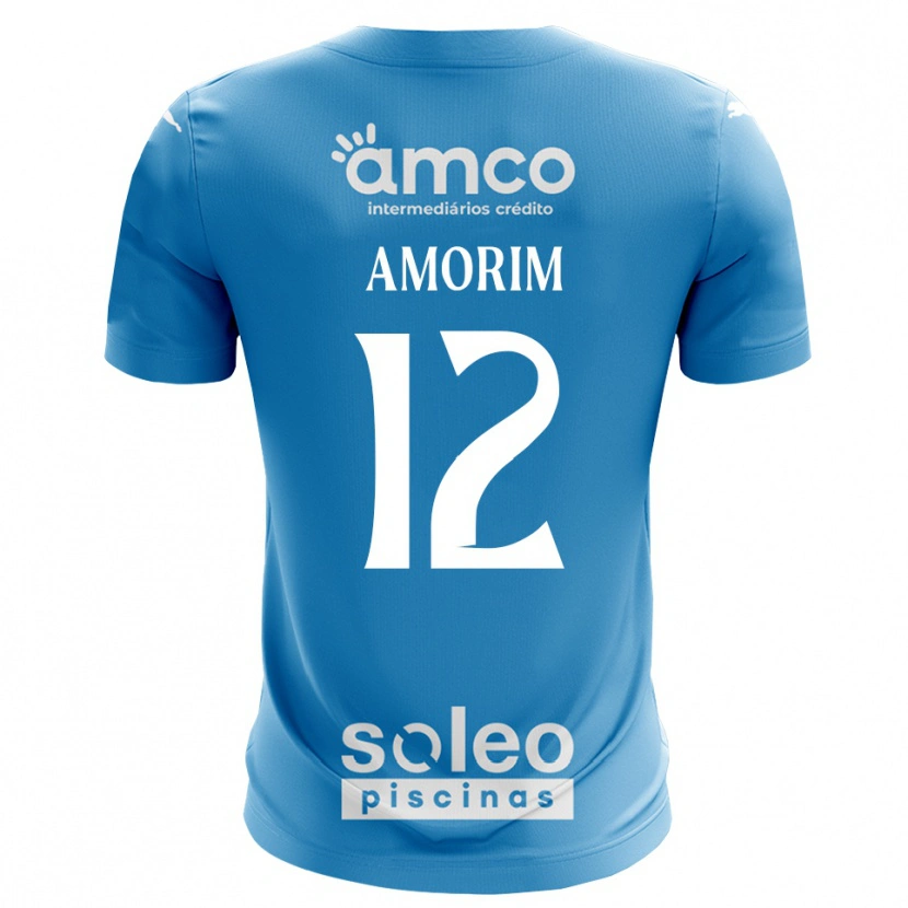 Danxen Heren Renato Amorim #12 Blauw Wit Keepersshirt 2025/26 T-Shirt België