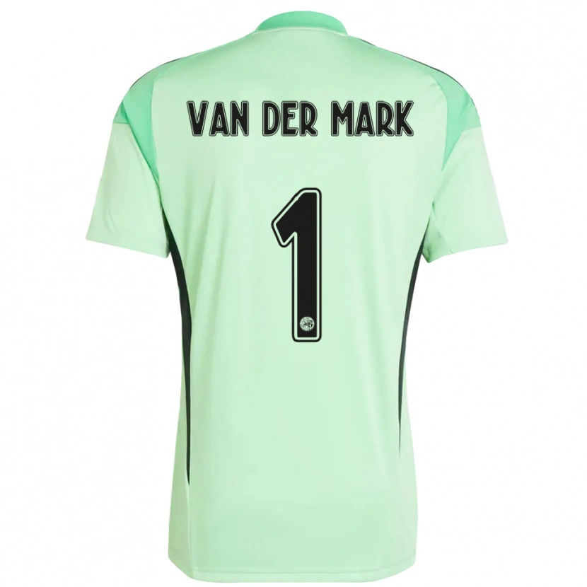 Danxen Heren Jesper van der Mark #1 Lichtgroen Zwart Keepersshirt 2025/26 T-Shirt België