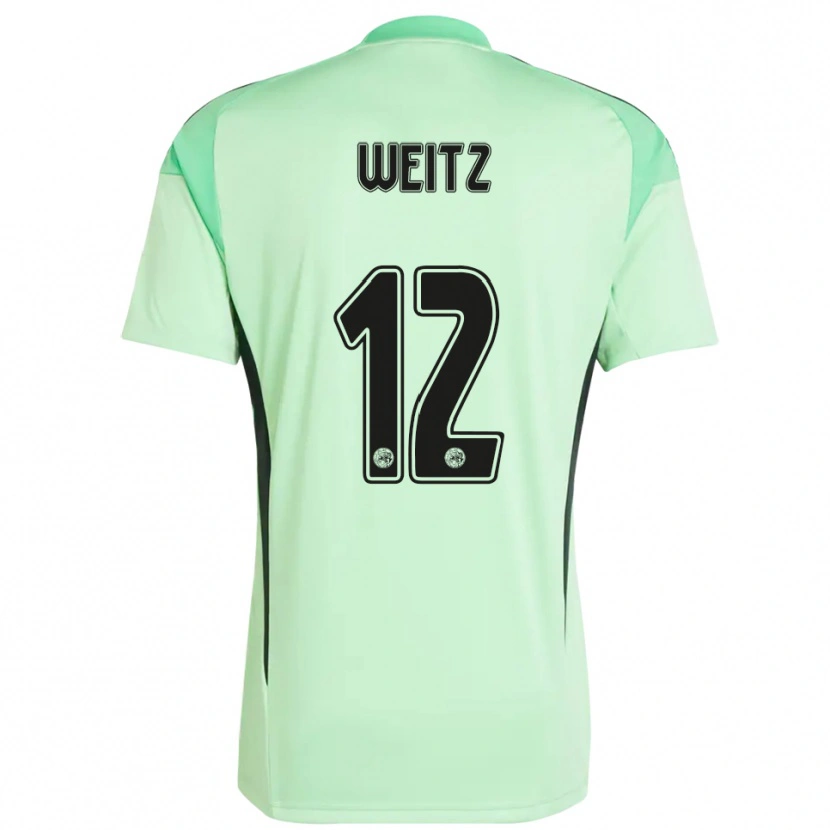 Danxen Heren Axel Weitz #12 Lichtgroen Zwart Keepersshirt 2025/26 T-Shirt België