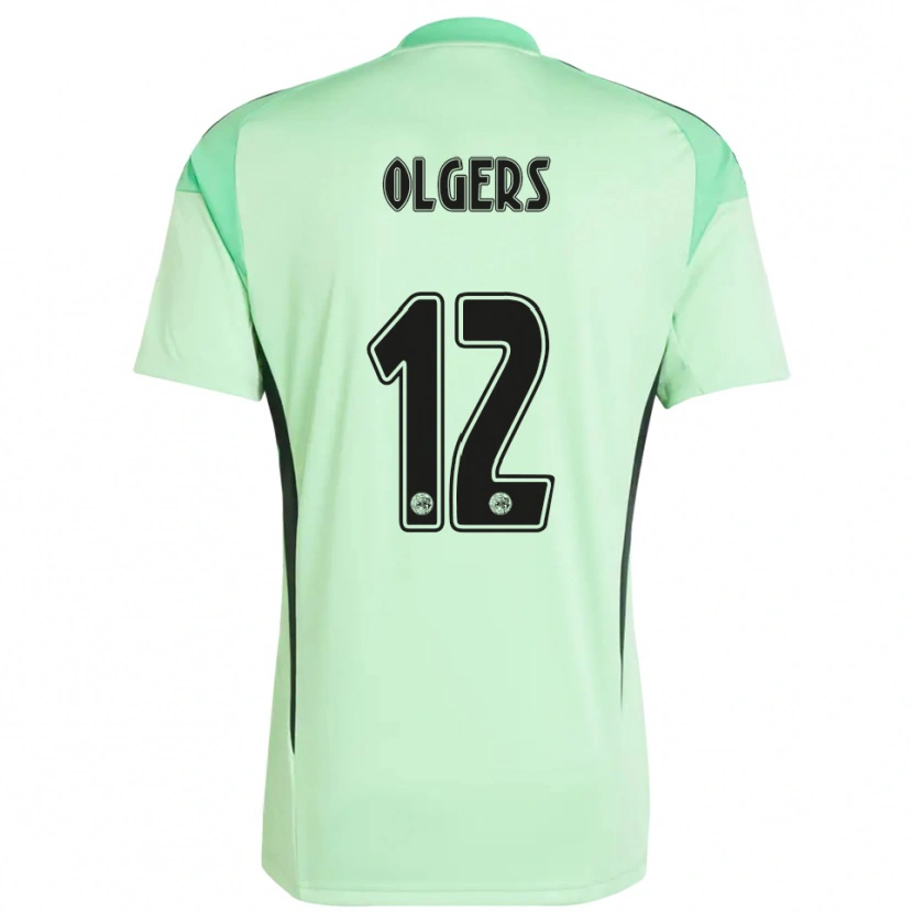 Danxen Heren Guus Olgers #12 Lichtgroen Zwart Keepersshirt 2025/26 T-Shirt België