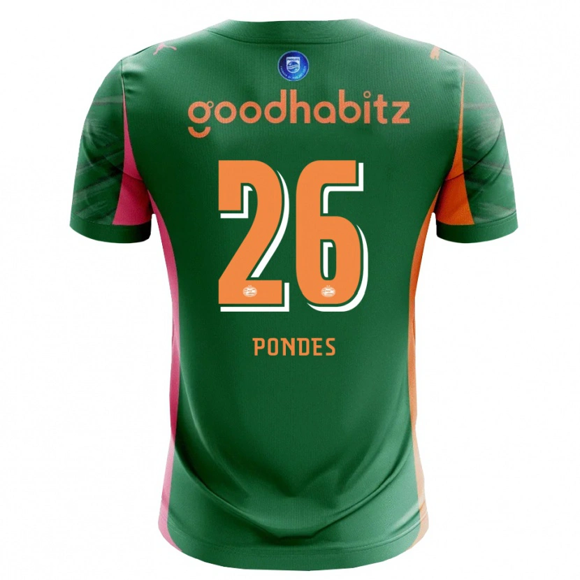 Danxen Heren Moon Pondes #26 Groen Oranje Keepersshirt 2025/26 T-Shirt België