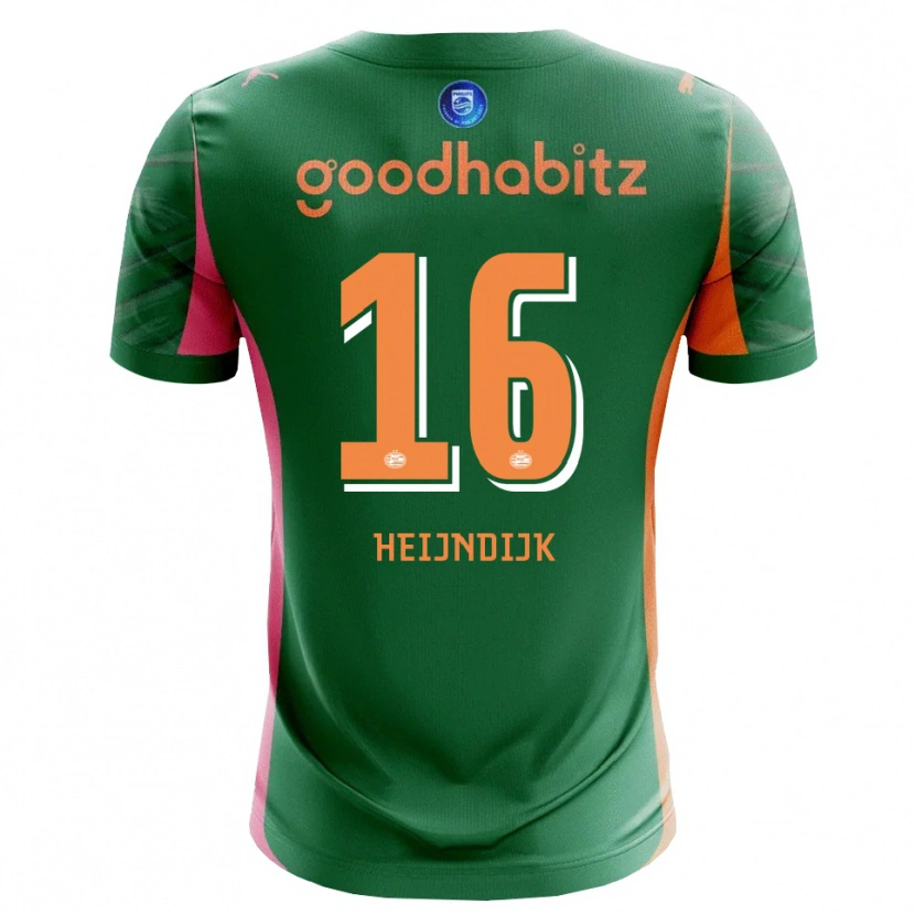 Danxen Heren Bram Heijndijk #16 Groen Oranje Keepersshirt 2025/26 T-Shirt België
