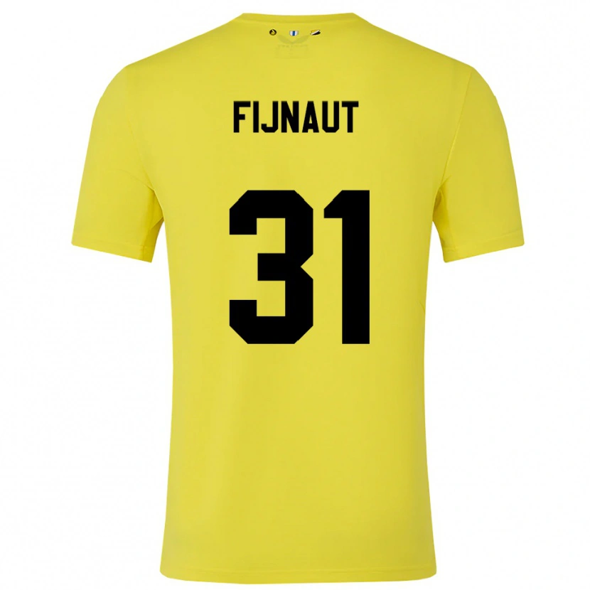 Danxen Heren Lucas Fijnaut #31 Geel Zwart Keepersshirt 2025/26 T-Shirt België