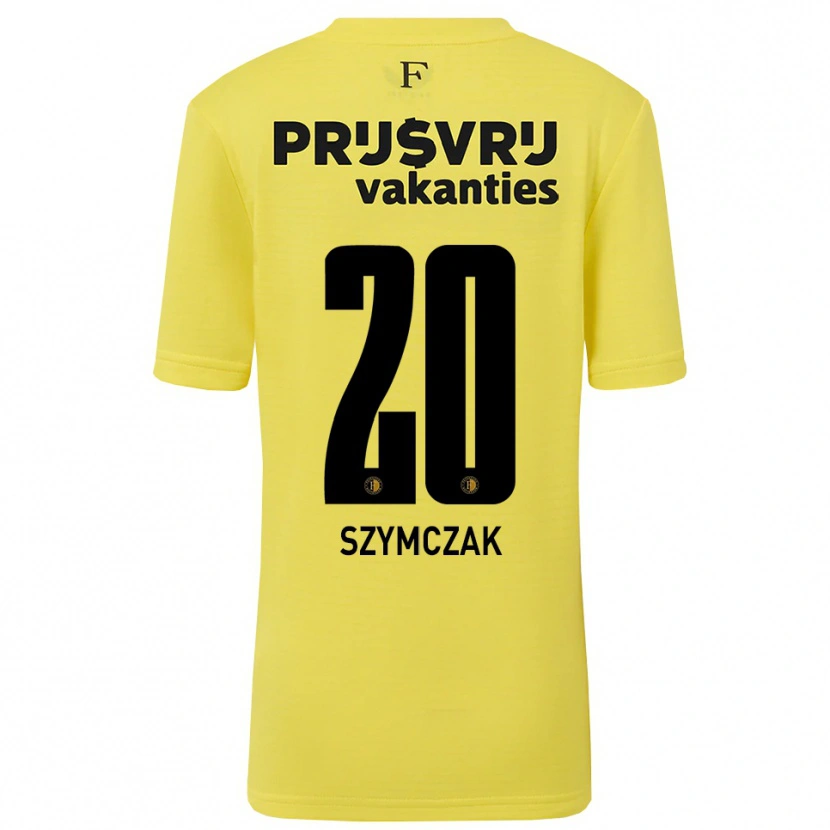 Danxen Heren Oliwia Szymczak #20 Geel Zwart Keepersshirt 2025/26 T-Shirt België