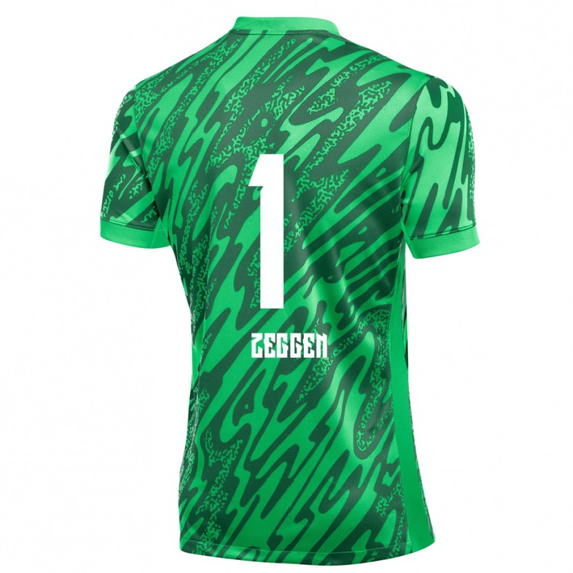 Danxen Heren Kiyani Zeggen #1 Groen Wit Keepersshirt 2025/26 T-Shirt België