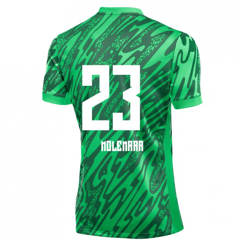 Danxen Heren Finn Molenaar #23 Groen Wit Keepersshirt 2025/26 T-Shirt België