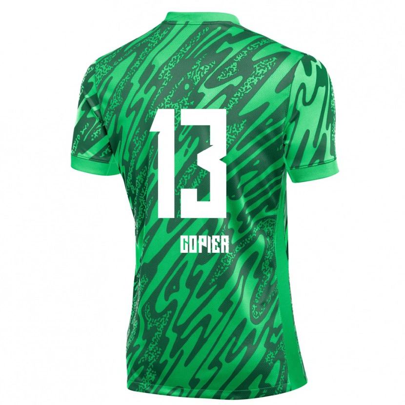 Danxen Heren Febe Copier #13 Groen Wit Keepersshirt 2025/26 T-Shirt België