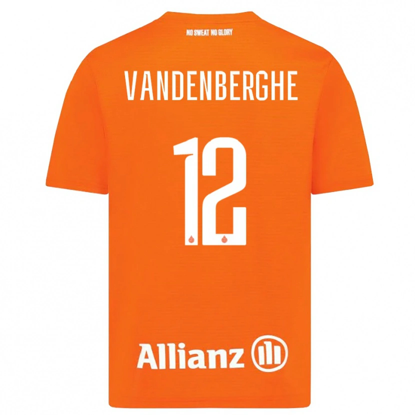 Danxen Heren Xander Vandenberghe #12 Oranje Wit Keepersshirt 2025/26 T-Shirt België