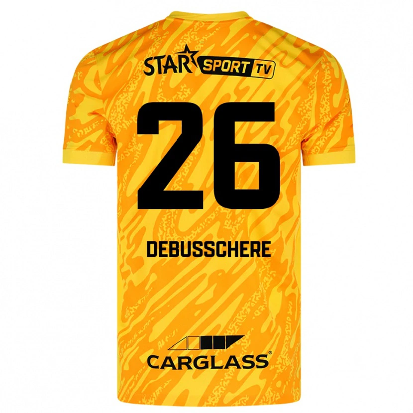 Danxen Heren Vic Debusschere #26 Oranje Geel Zwart Keepersshirt 2025/26 T-Shirt België