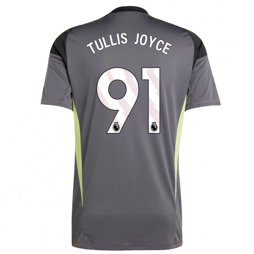 Danxen Heren Phallon Tullis-Joyce #91 Donkergrijs Wit Keepersshirt 2025/26 T-Shirt België