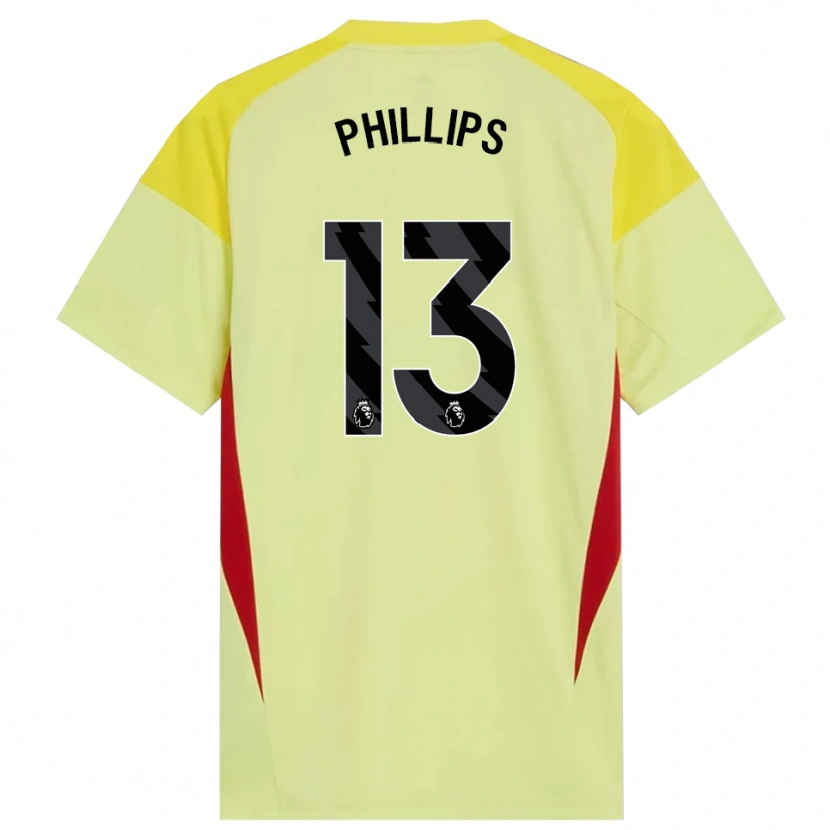Danxen Heren Charlie Phillips #13 Geel Rood Zwart Keepersshirt 2025/26 T-Shirt België