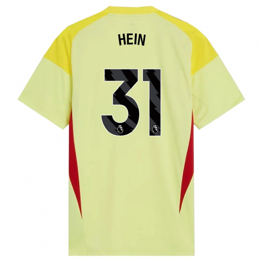 Danxen Heren Karl Hein #31 Geel Rood Zwart Keepersshirt 2025/26 T-Shirt België
