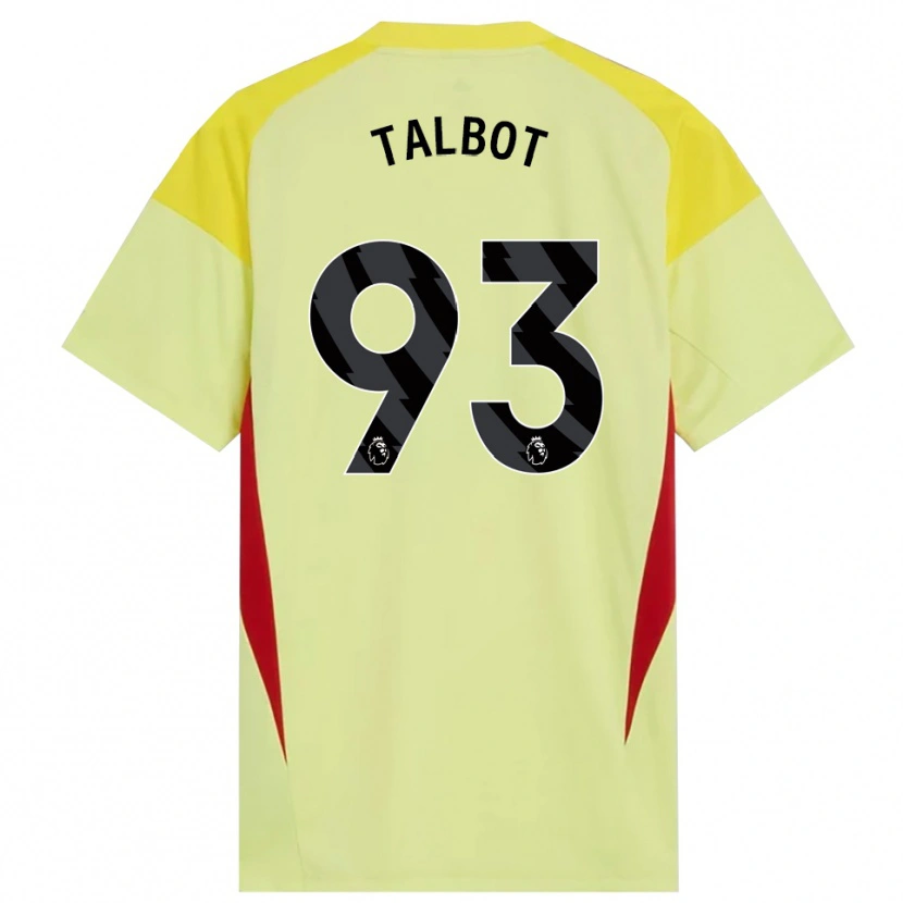 Danxen Heren Jack Talbot #93 Geel Rood Zwart Keepersshirt 2025/26 T-Shirt België