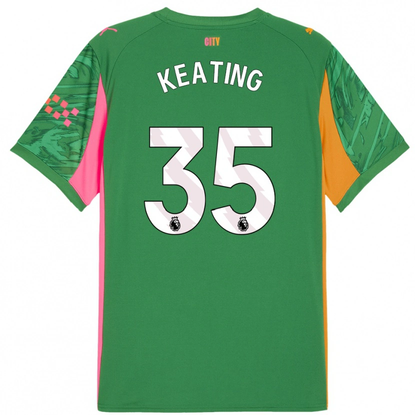 Danxen Heren Khiara Keating #35 Groen Oranje Keepersshirt 2025/26 T-Shirt België