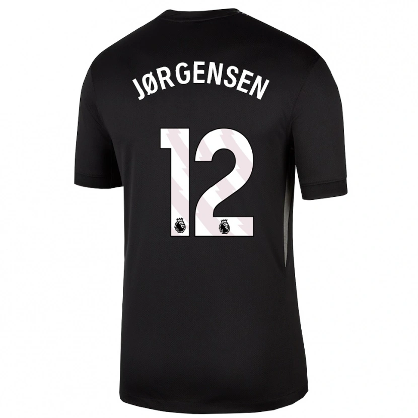 Danxen Heren Filip Jørgensen #12 Zwart Wit Keepersshirt 2025/26 T-Shirt België