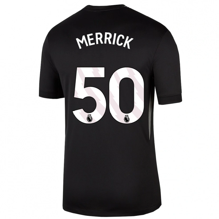 Danxen Heren Max Merrick #50 Zwart Wit Keepersshirt 2025/26 T-Shirt België