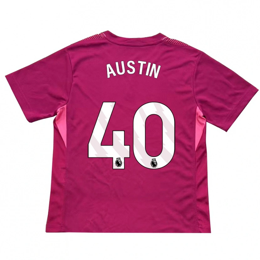 Danxen Heren Brandon Austin #40 Roze Wit Keepersshirt 2025/26 T-Shirt België