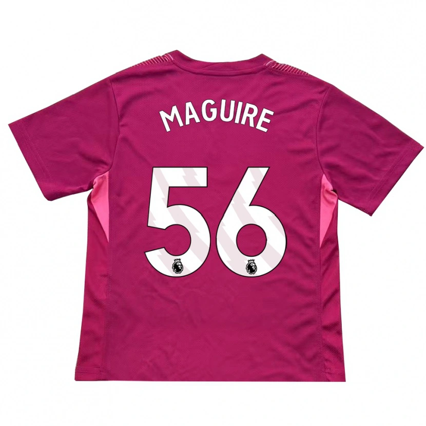 Danxen Heren Aaron Maguire #56 Roze Wit Keepersshirt 2025/26 T-Shirt België