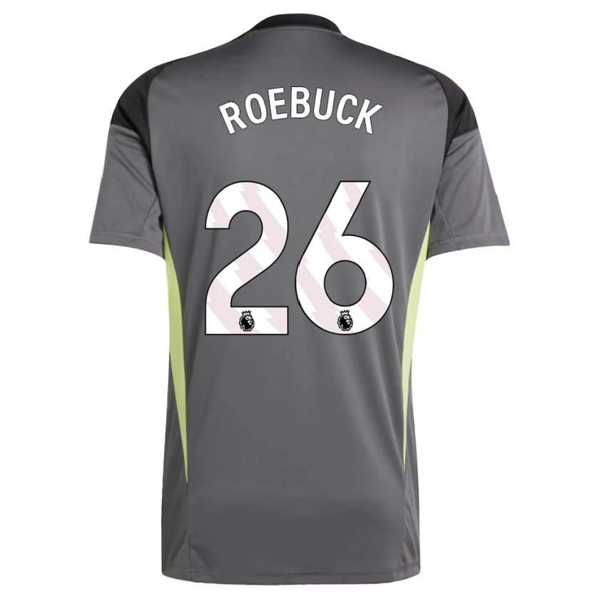 Danxen Heren Ellie Roebuck #26 Donkergrijs Zwart Keepersshirt 2025/26 T-Shirt België