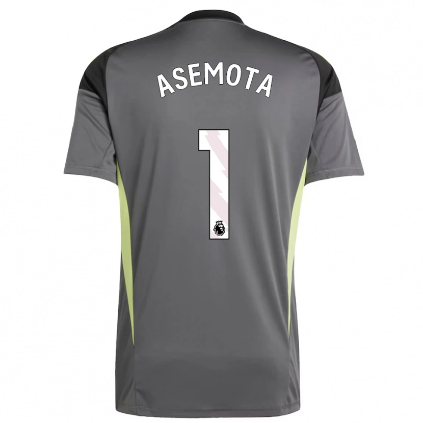 Danxen Heren Owen Asemota #1 Donkergrijs Zwart Keepersshirt 2025/26 T-Shirt België