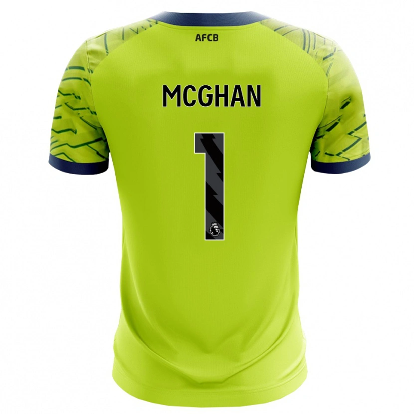 Danxen Heren Hayden McGhan #1 Groen Geel Keepersshirt 2025/26 T-Shirt België