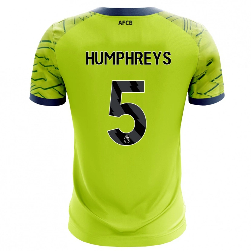 Danxen Heren Holly Humphreys #5 Groen Geel Keepersshirt 2025/26 T-Shirt België