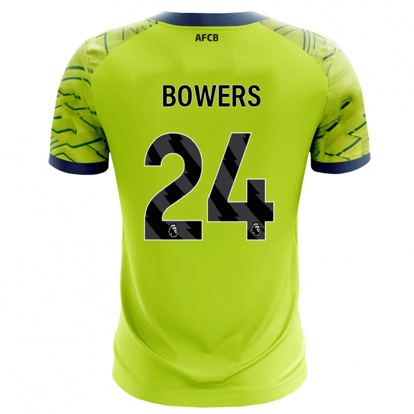 Danxen Heren Kelci Bowers #24 Groen Geel Keepersshirt 2025/26 T-Shirt België