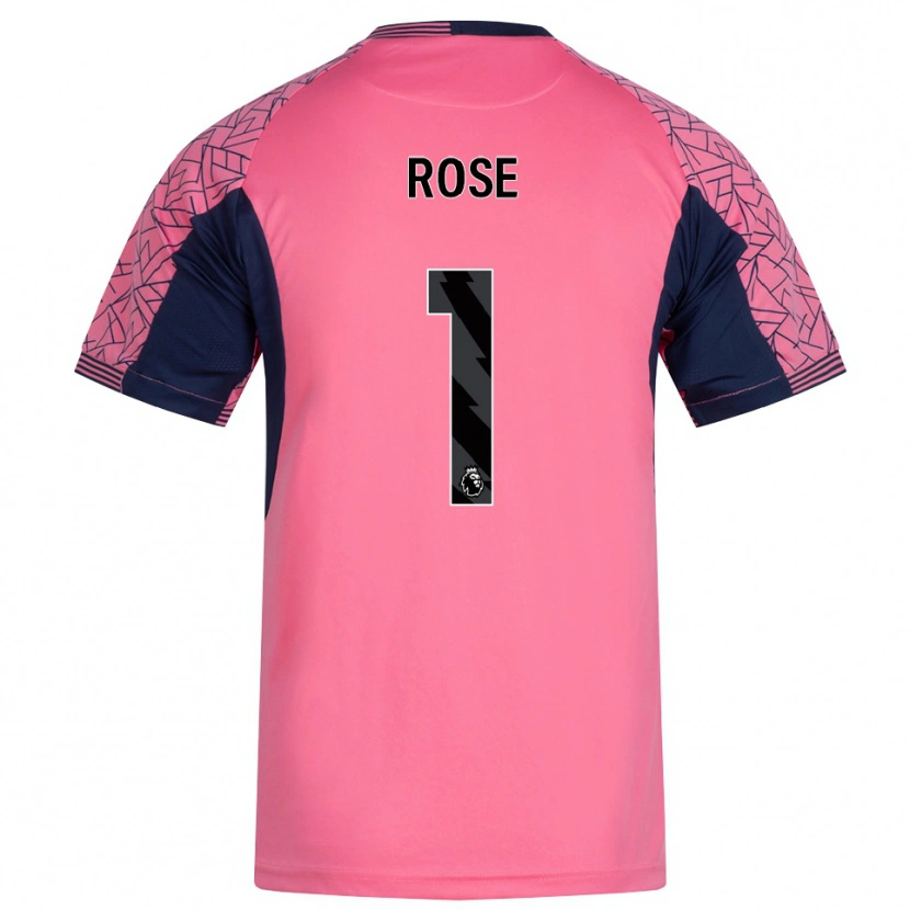 Danxen Heren Reggie Rose #1 Roze Zwart Keepersshirt 2025/26 T-Shirt België