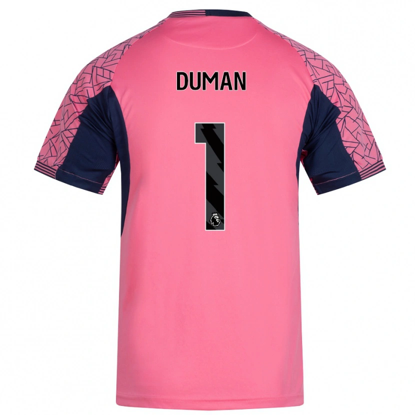 Danxen Heren Layla-Belle Duman #1 Roze Zwart Keepersshirt 2025/26 T-Shirt België