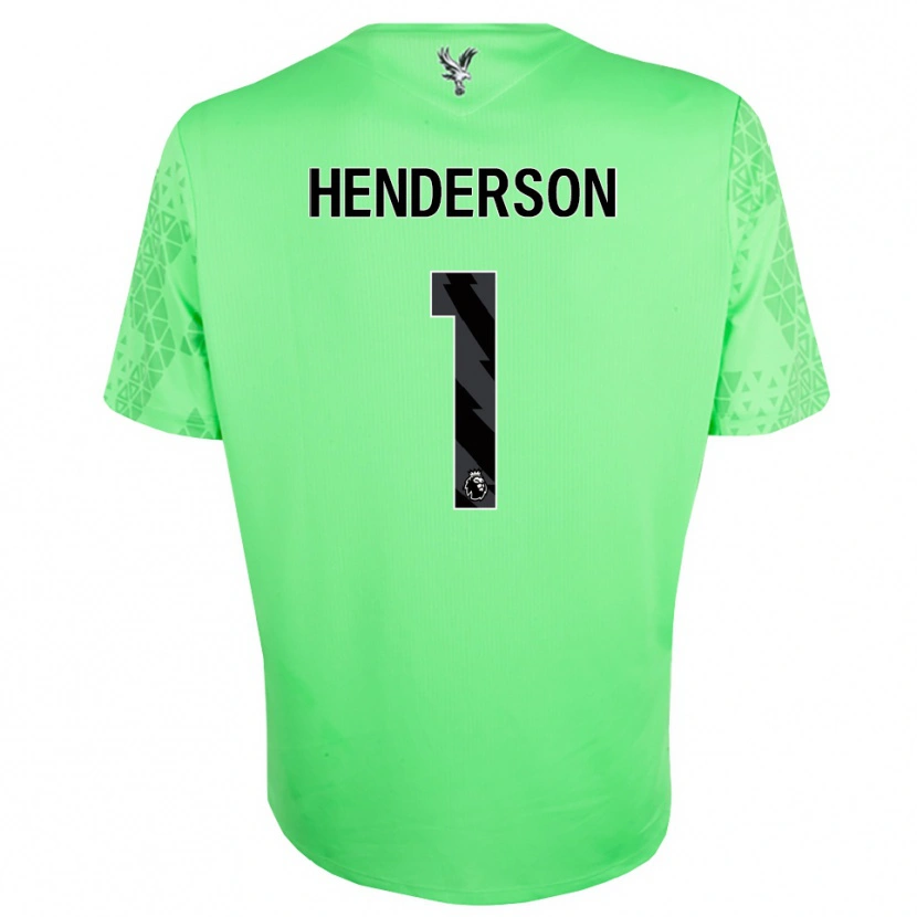 Danxen Heren Dean Henderson #1 Groen Zwart Keepersshirt 2025/26 T-Shirt België