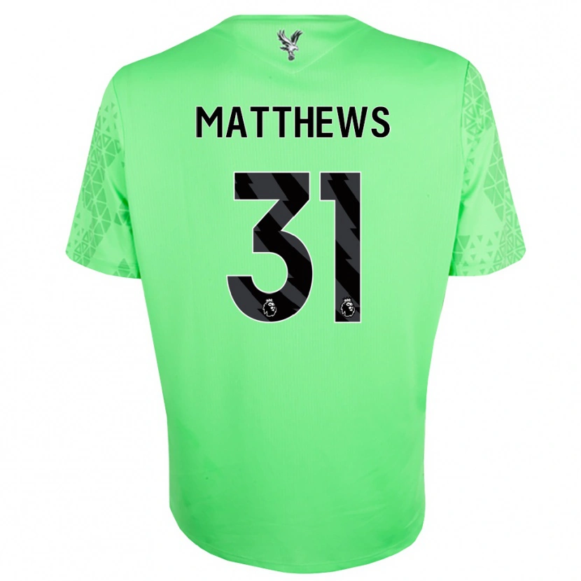 Danxen Heren Remi Matthews #31 Groen Zwart Keepersshirt 2025/26 T-Shirt België
