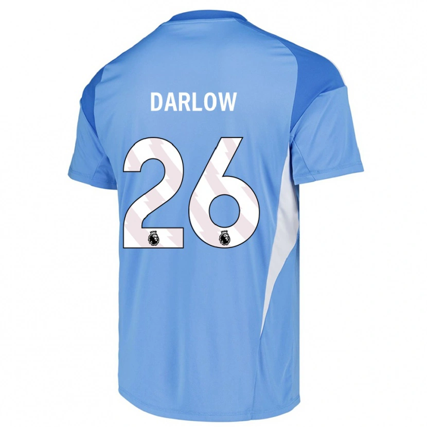 Danxen Heren Karl Darlow #26 Hemelsblauw Wit Keepersshirt 2025/26 T-Shirt België