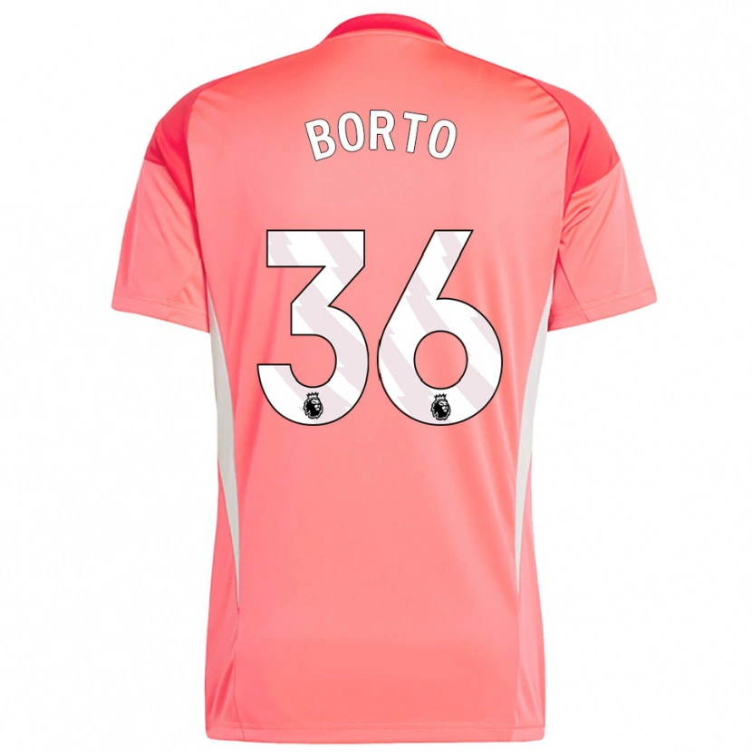 Danxen Heren Alex Borto #36 Rood Wit Keepersshirt 2025/26 T-Shirt België