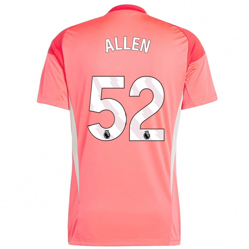 Danxen Heren Michael Allen #52 Rood Wit Keepersshirt 2025/26 T-Shirt België