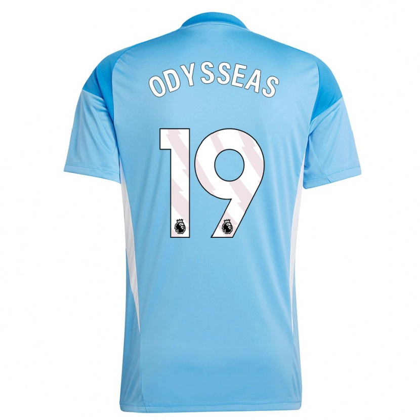 Danxen Heren Odysseas Vlachodimos #19 Blauw Wit Keepersshirt 2025/26 T-Shirt België