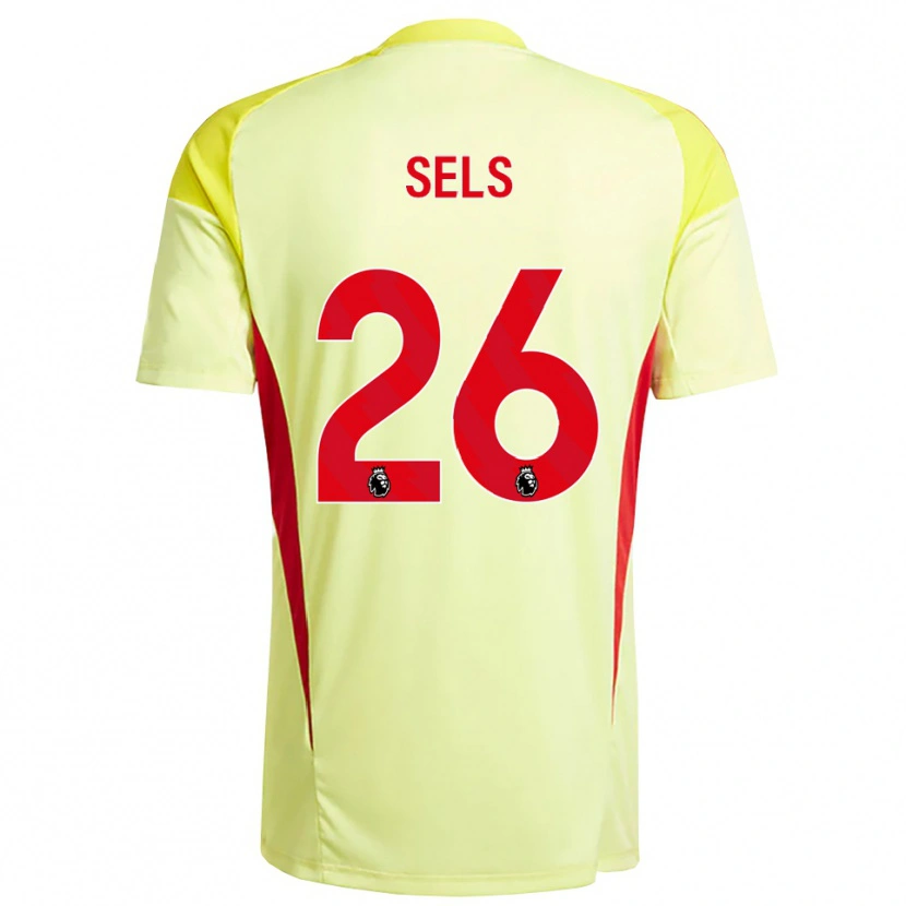 Danxen Heren Matz Sels #26 Lichtgeel Oranje Keepersshirt 2025/26 T-Shirt België