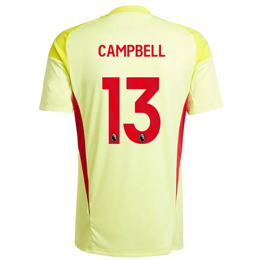 Danxen Heren Luke Campbell #13 Lichtgeel Oranje Keepersshirt 2025/26 T-Shirt België