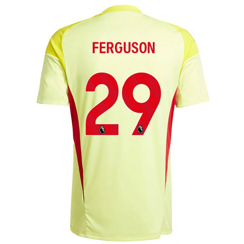 Danxen Heren Georgie Ferguson #29 Lichtgeel Oranje Keepersshirt 2025/26 T-Shirt België