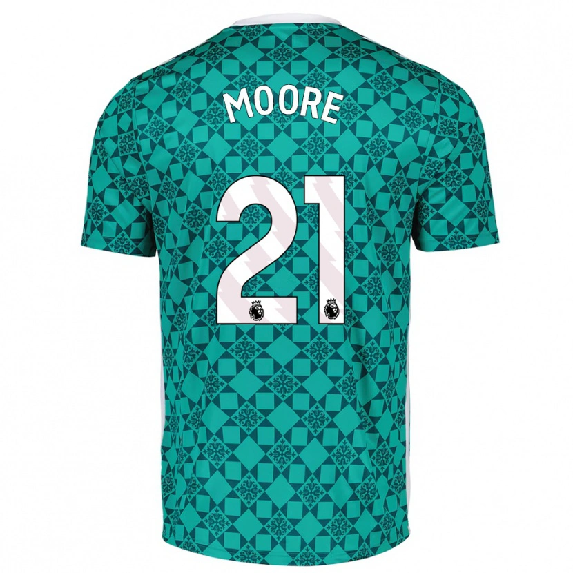 Danxen Heren Simon Moore #21 Groen Wit Keepersshirt 2025/26 T-Shirt België