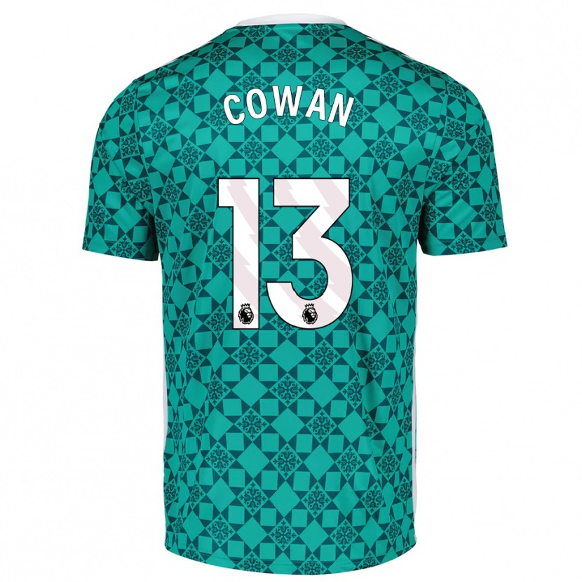 Danxen Heren Joe Cowan #13 Groen Wit Keepersshirt 2025/26 T-Shirt België