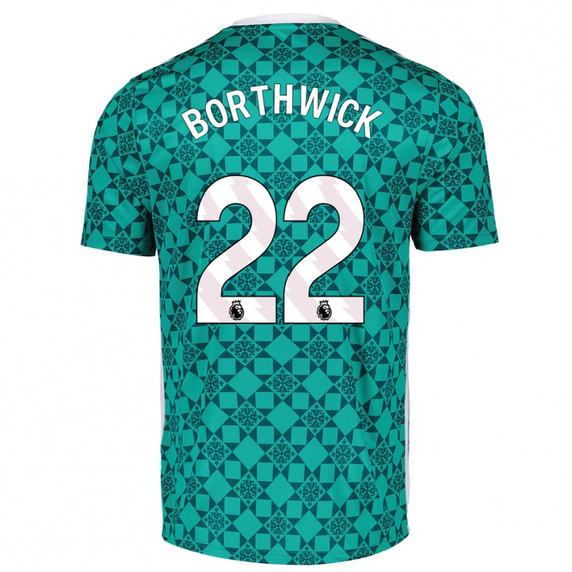 Danxen Heren Megan Borthwick #22 Groen Wit Keepersshirt 2025/26 T-Shirt België