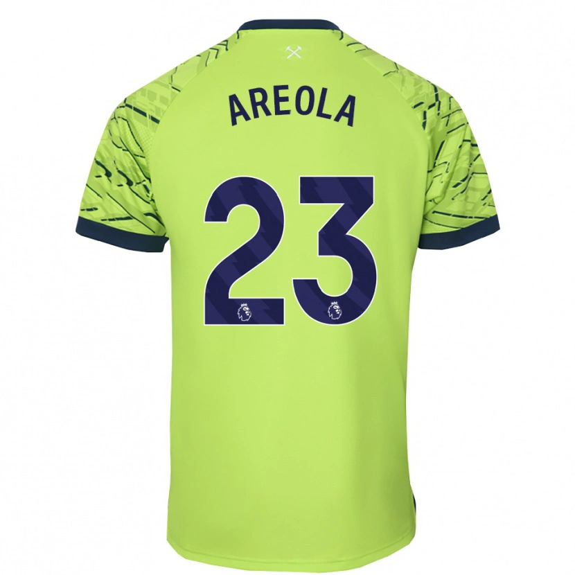 Danxen Heren Alphonse Areola #23 Fluorescerend Groen Keepersshirt 2025/26 T-Shirt België