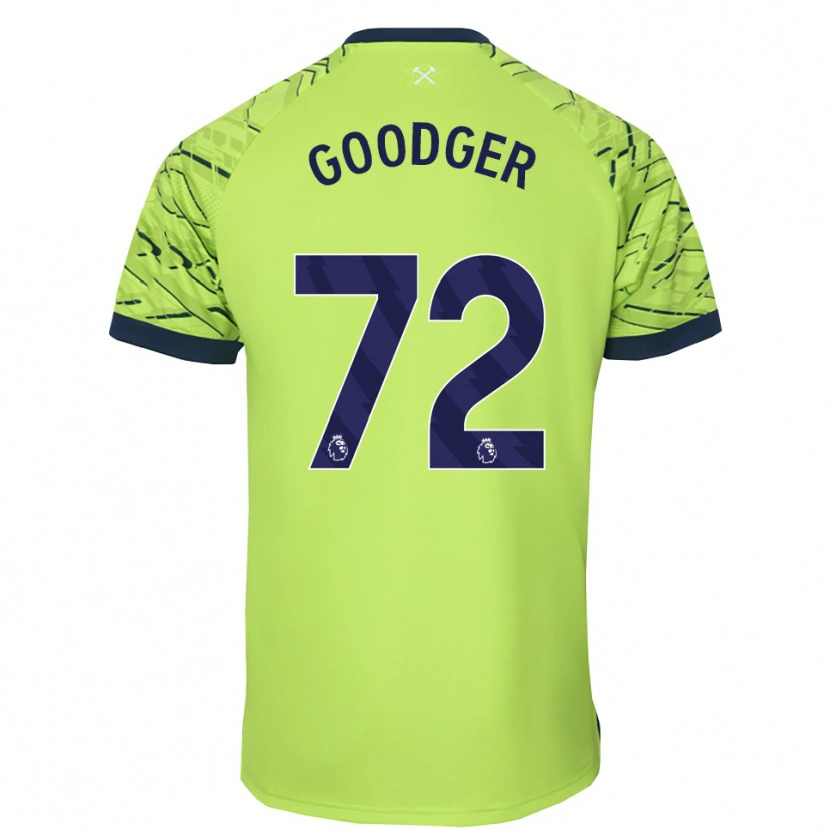 Danxen Heren Tommy Goodger #72 Fluorescerend Groen Keepersshirt 2025/26 T-Shirt België