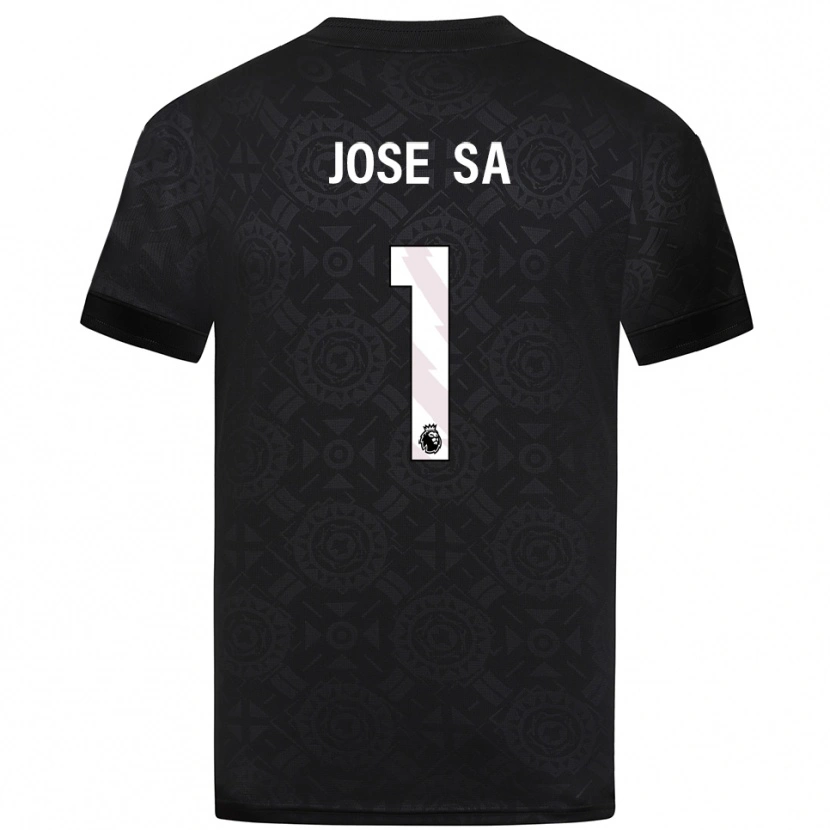 Danxen Heren José Sá #1 Zwart Wit Keepersshirt 2025/26 T-Shirt België