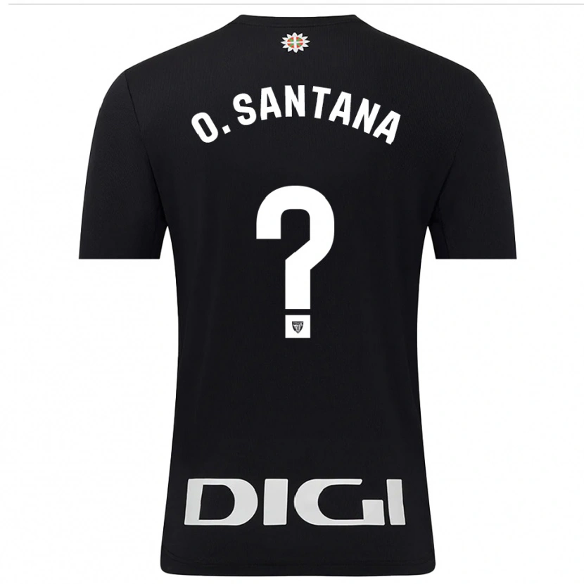 Danxen Heren Olatz Santana Amado #0 Zwart Wit Keepersshirt 2025/26 T-Shirt België