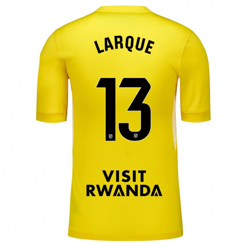 Danxen Heren Patricia Larqué #13 Geel Zwart Keepersshirt 2025/26 T-Shirt België