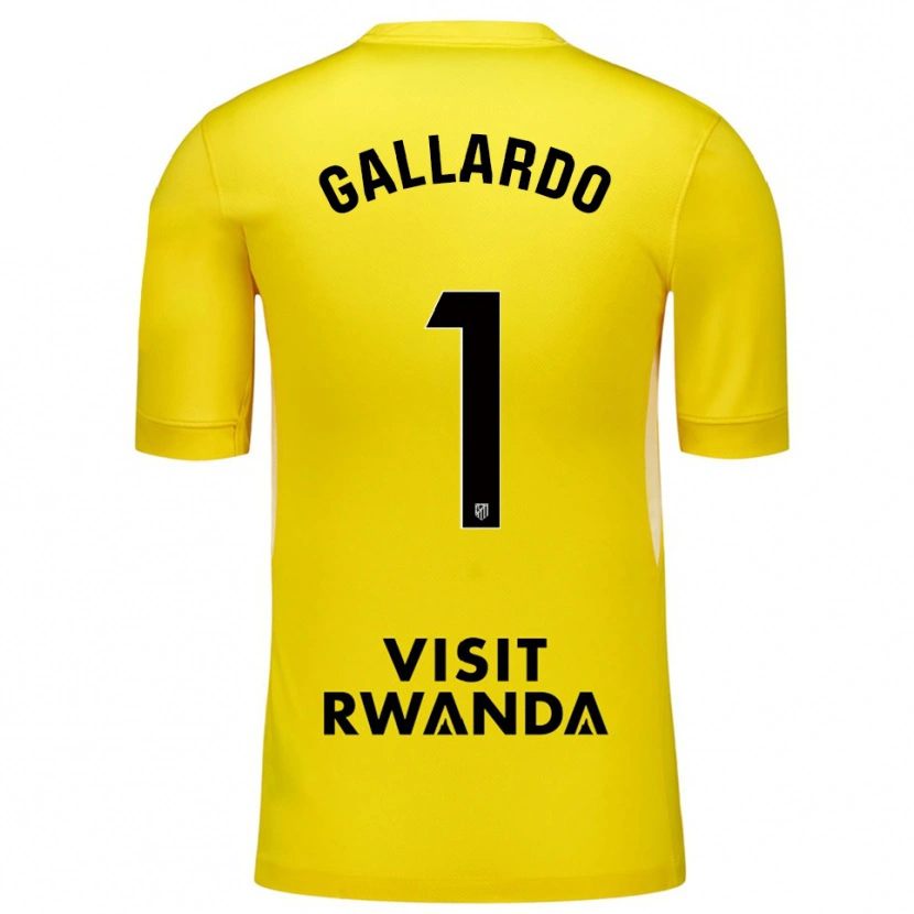 Danxen Heren Lola Gallardo #1 Geel Zwart Keepersshirt 2025/26 T-Shirt België