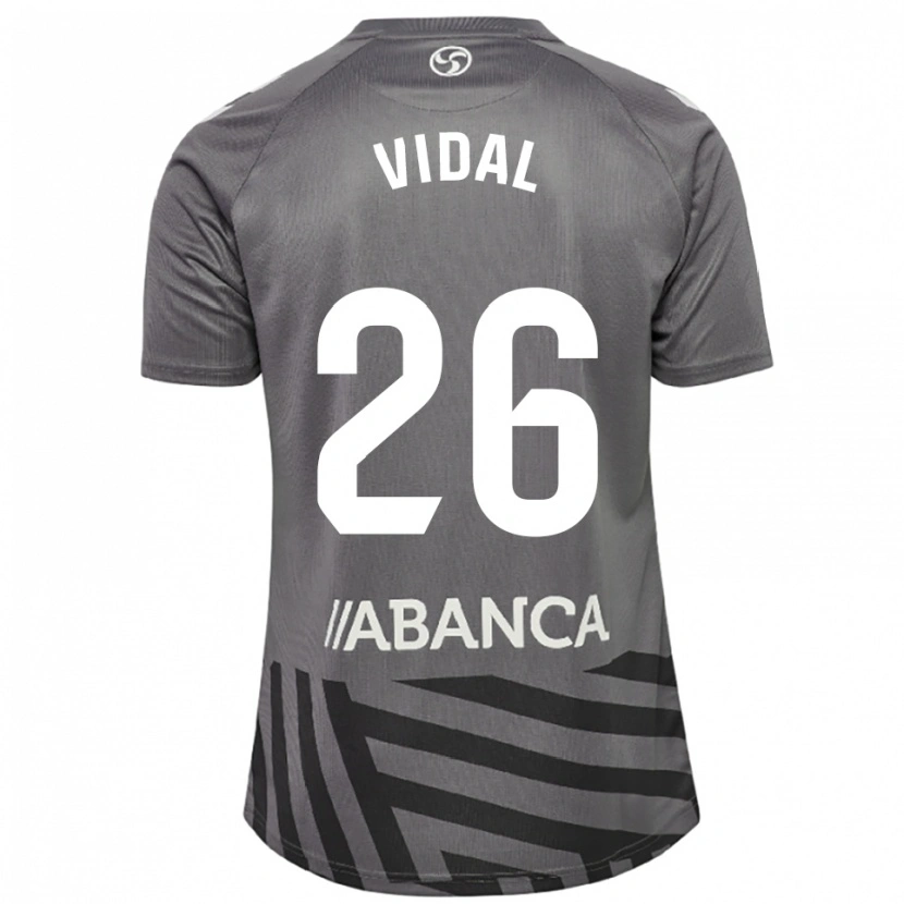 Danxen Heren Marc Vidal #26 Donkergrijs Zwart Keepersshirt 2025/26 T-Shirt België