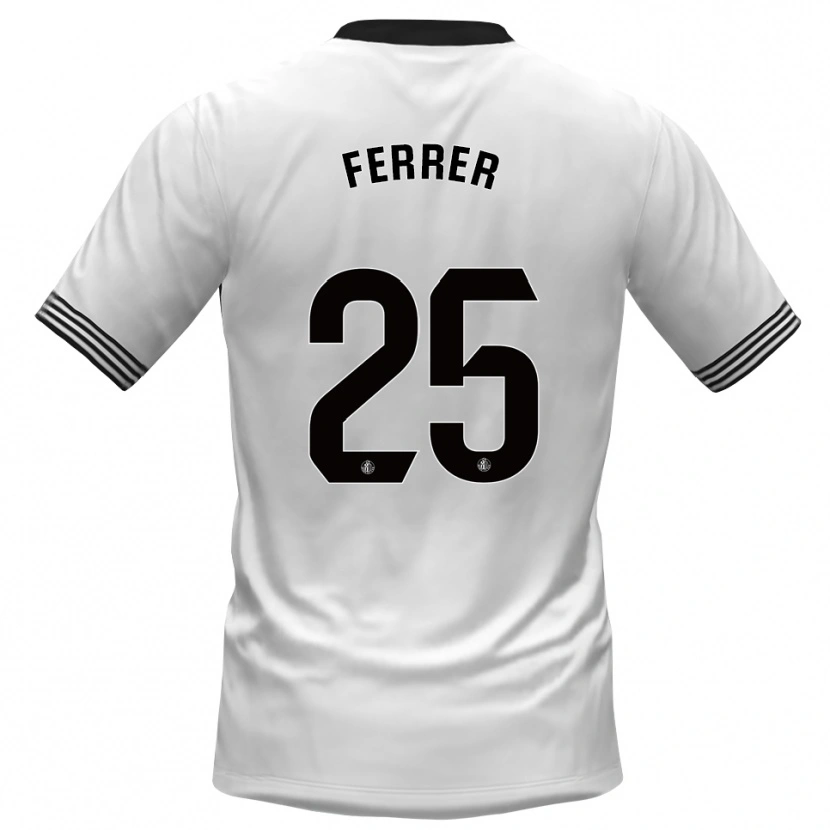 Danxen Heren Diego Ferrer #25 Wit Zwart Keepersshirt 2025/26 T-Shirt België