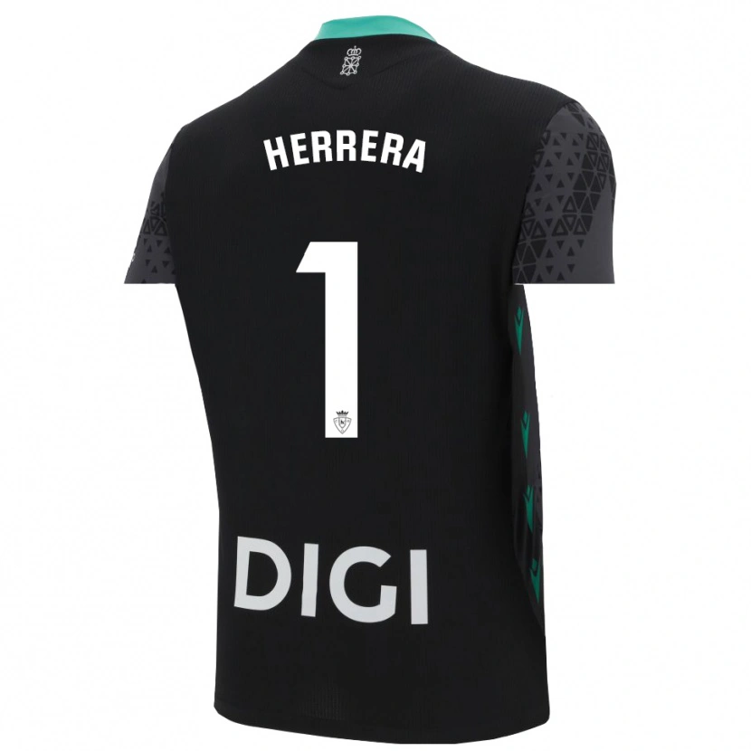 Danxen Heren Sergio Herrera #1 Donkergrijs Zwart Keepersshirt 2025/26 T-Shirt België